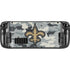 NFL New Orleans Saints Camo Steam Deck Handheld Gaming Computer Skin